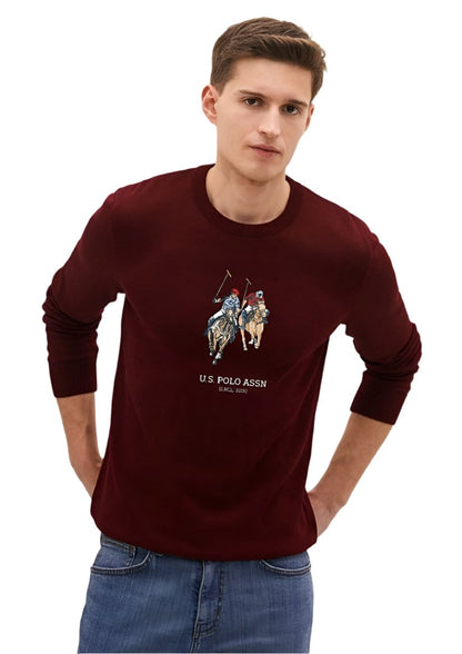 US Polo Plain Winter Sweat Shirt