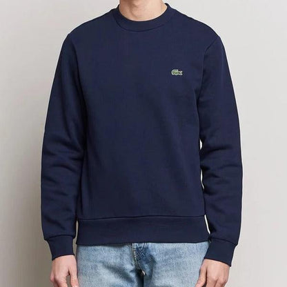 Blue Lacoste Plain Sweat Shirt